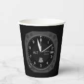 Vliegtuig Papieren Bekers (Voorkant)