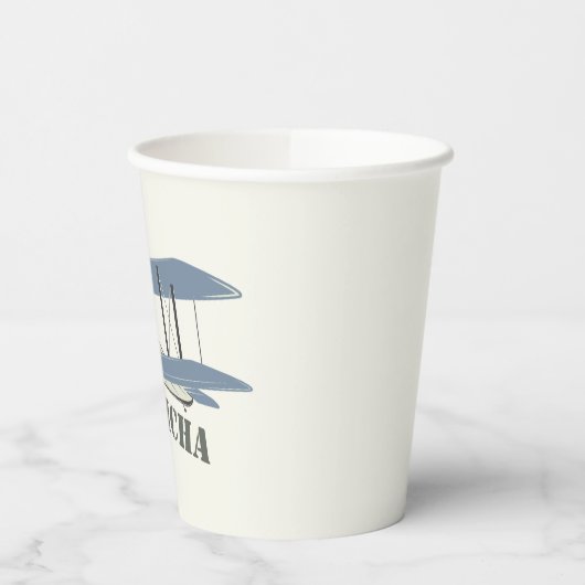  vliegtuig papieren bekers (Links)