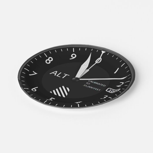 Vliegtuig Papieren Bordje (Gekanteld)