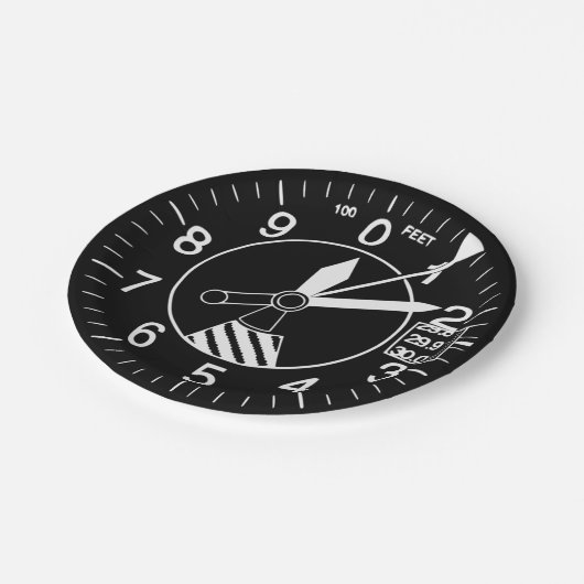 Vliegtuig Papieren Bordje (Gekanteld)