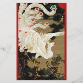 VLIEGTUIG PHOENIX, Veer, hart Valentijnsdag Briefpapier