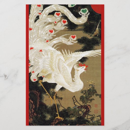 VLIEGTUIG PHOENIX, Veer, hart Valentijnsdag Briefpapier (Voorkant)