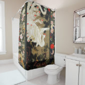 VLIEGTUIG PHOENIX, Veer, hart Valentijnsdag Douchegordijn (In situ)