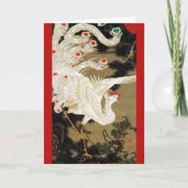 VLIEGTUIG PHOENIX, Veer, hart Valentijnsdag Feestdagen Kaart