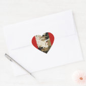 VLIEGTUIG PHOENIX, Veer, hart Valentijnsdag Hart Sticker (Envelop)