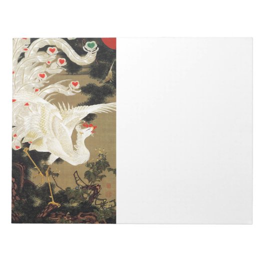 VLIEGTUIG PHOENIX, Veer, hart Valentijnsdag Notitieblok (Voorkant)