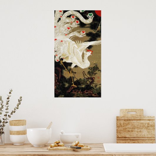 VLIEGTUIG PHOENIX, Veer, hart Valentijnsdag Poster (Keuken)