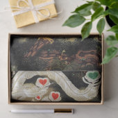 VLIEGTUIG PHOENIX, Veer, hart Valentijnsdag Tissuepapier (Geschenk)