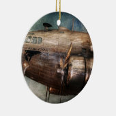 Vliegtuig - piloot - De vliegende wolk Keramisch Ornament (Rechts)