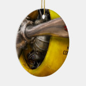 Vliegtuig - Pilot - Prop - Twin Wasp Keramisch Ornament (Rechts)