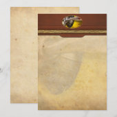 Vliegtuig - Pilot - Prop - Twin Wasp Notitiekaartje (Voorkant / Achterkant)