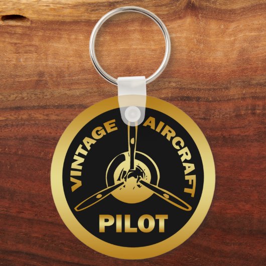  VLIEGTUIG PILOT SLEUTELHANGER (Voorkant)
