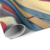 Vliegtuig Pin Up Cadeaupapier (Rol Hoek)