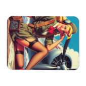 vliegtuig Pin-Up Magneet (Horizontaal)