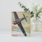 Vliegtuig Post Card Briefkaart (Staand voorkant)