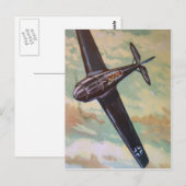Vliegtuig Post Card Briefkaart (Voorkant / Achterkant)