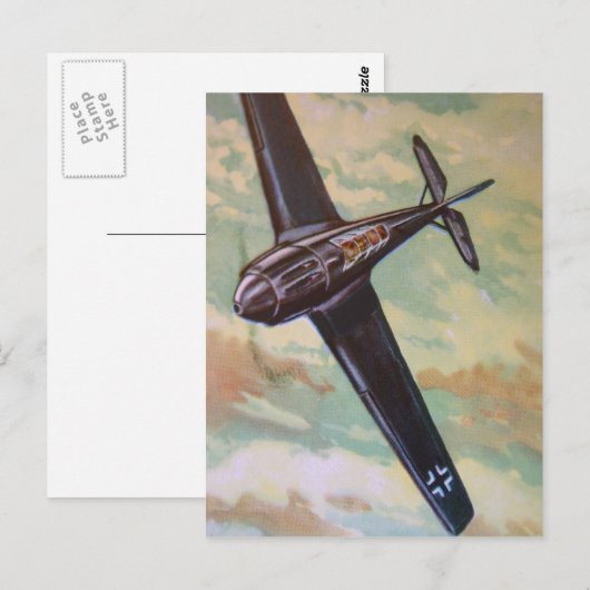 Vliegtuig Post Card Briefkaart (Voorkant / Achterkant)