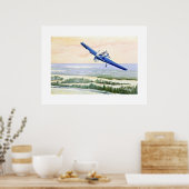  Vliegtuig Poster (Keuken)