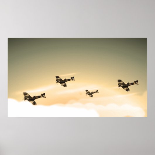  Vliegtuig Poster (Voorkant)