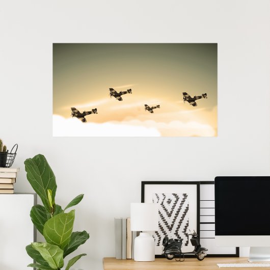  Vliegtuig Poster (Thuiskantoor)