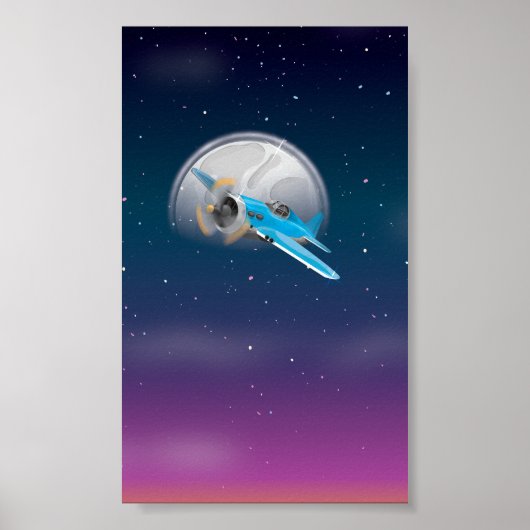 Vliegtuig Poster (Voorkant)
