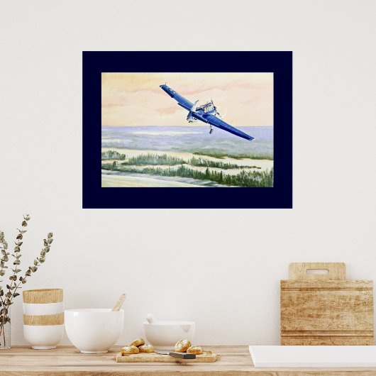  Vliegtuig Poster (Keuken)