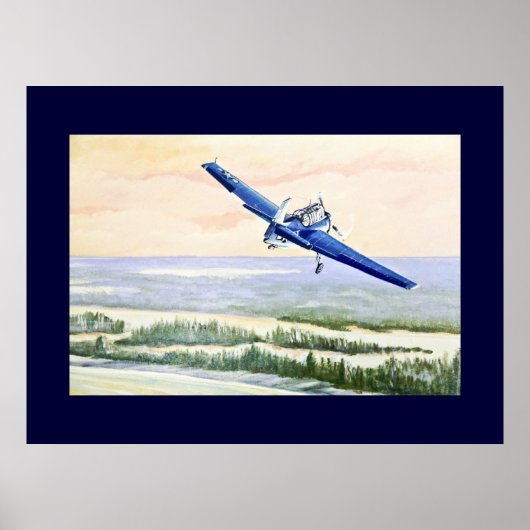  Vliegtuig Poster (Voorkant)