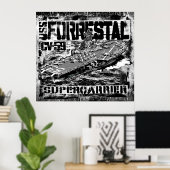 Vliegtuig Poster Forrestal Poster (Thuiskantoor)