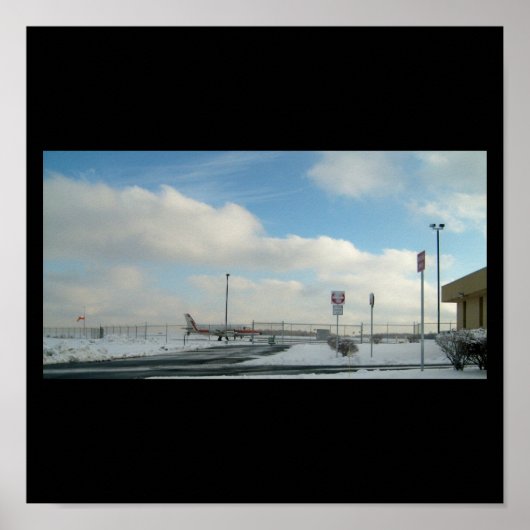 Vliegtuig/Poster luchthaven Poster (Voorkant)