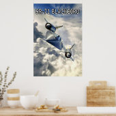 VLIEGTUIG-POSTER POSTER (Keuken)