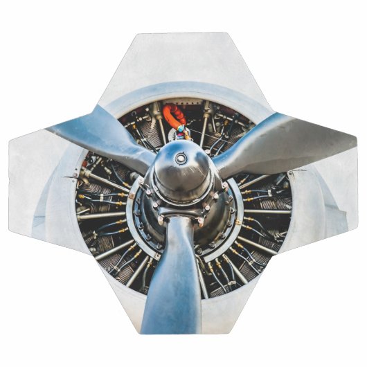 Vliegtuig propeller voetbal (Enkel)