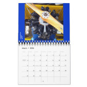 Vliegtuig radiale motor minikaart kalender (Mar 2026)