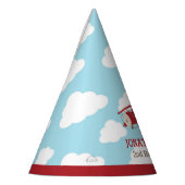  Vliegtuig (Red Plane) Kinderen Verjaardag Feesthoedjes (Links)