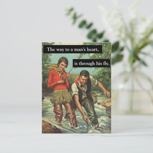 Vliegtuig -ro-Afbeelding met Funny Gezegde Briefkaart (Staand voorkant)