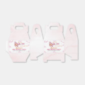  Vliegtuig Roze Meisje Verjaardagsgunst Box Bedankdoosjes (Uitgevouwen)