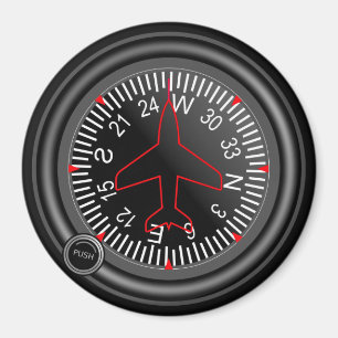 Vliegtuig Rubriekindicator Magneet