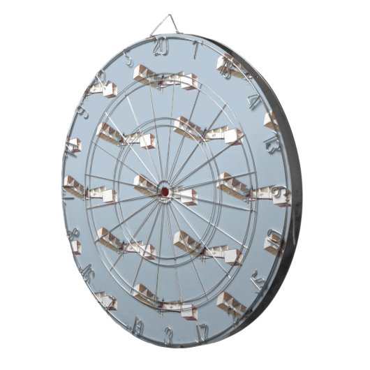 vliegtuig Santos-Dumont 14-Bis Dartbord (Voorkant Rechts)