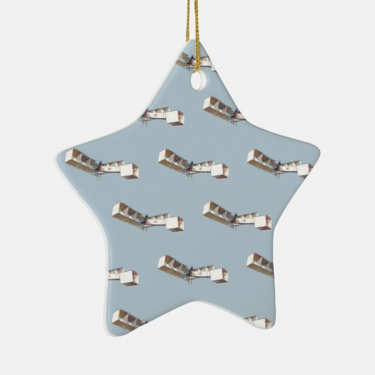 vliegtuig Santos-Dumont 14-Bis Keramisch Ornament (Rechts)