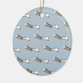 vliegtuig Santos-Dumont 14-Bis Keramisch Ornament (Links)