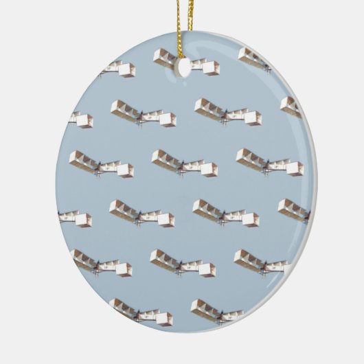 vliegtuig Santos-Dumont 14-Bis Keramisch Ornament (Links)