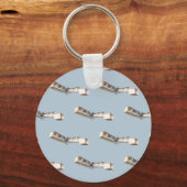 vliegtuig Santos-Dumont 14-Bis Sleutelhanger (Voorkant)