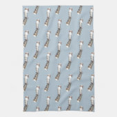 vliegtuig Santos-Dumont 14-Bis Theedoek (Verticaal)