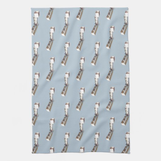 vliegtuig Santos-Dumont 14-Bis Theedoek (Verticaal)