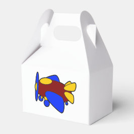 Vliegtuig Schattige Kleurrijke Cartoon Kinder Vlie Bedankdoosjes