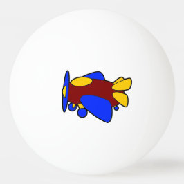 Vliegtuig Schattige Kleurrijke Cartoon Kinder Vlie Pingpongbal