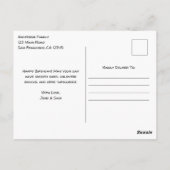 vliegtuig Schattige Teddy Bear Aviator Aviation Briefkaart (Achterkant)