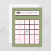  vliegtuig schrijfbare bingo Kaart (Voorkant / Achterkant)