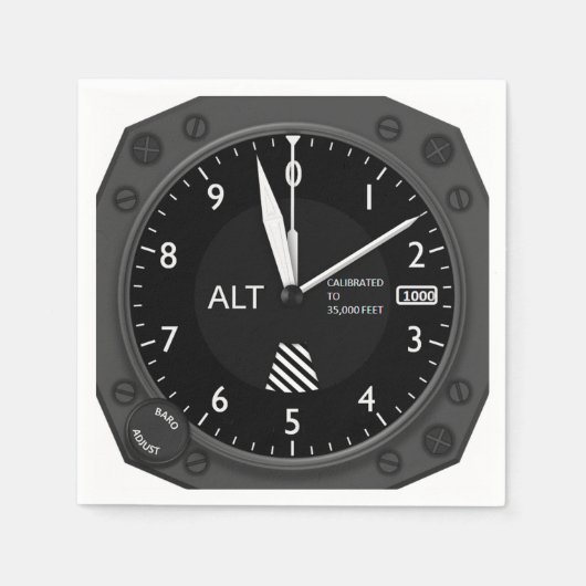 Vliegtuig Servetten (Voorkant)