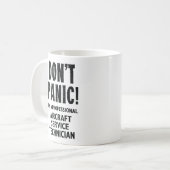 Vliegtuig-servicetechnicus Koffiemok (Voorkant links)