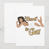 Vliegtuig Snose Art moeilijk te krijgen voor cadea Save The Date (Voorkant / Achterkant)